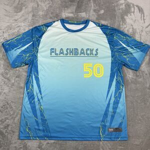 Boombah Jersey Men’s 3XL Blue Sport Athletic Player Soccer Blokecore